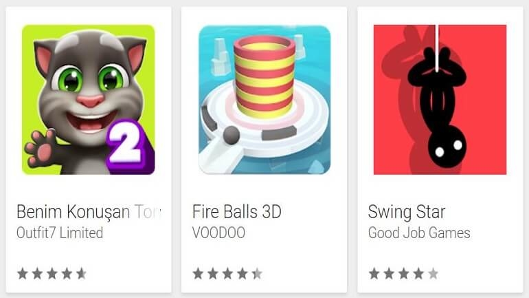 Google Play Store tasarımı yenilendi