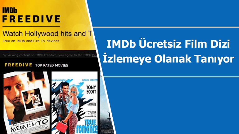 IMDb ücretsiz film ve dizi izlemeye olanak tanıyor