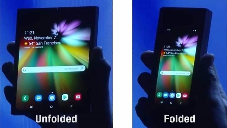 Samsung katlanabilir telefon (Galaxy F) hakkında yeni bilgiler