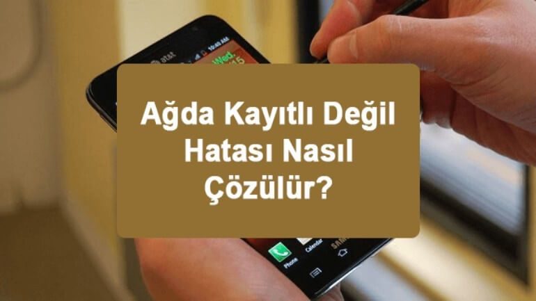 Ağda kayıtlı değil hatası