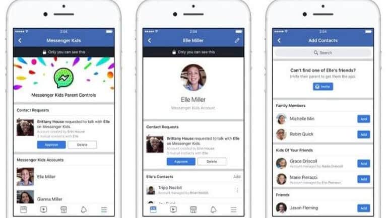 Facebook çocuklar için mesajlaşma uygulaması (Messenger Kids)