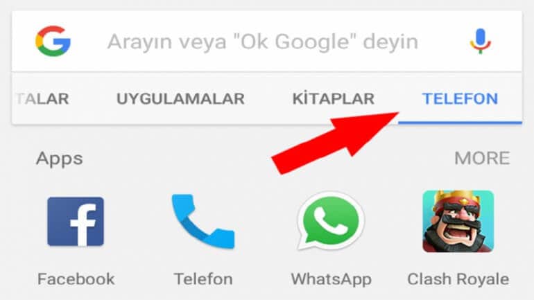 Google Play’e “telefon içi arama” özelliği