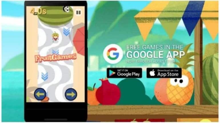 Google’dan 2016 Rio Olimpiyatları için Doodle: Meyve oyunları