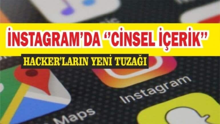 Instagram dolandırıcılarının yeni tuzağı: Cinsel içerikli fotoğraflar!