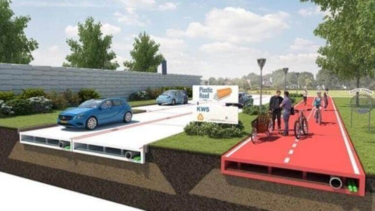 Plastik yollar geliyor!