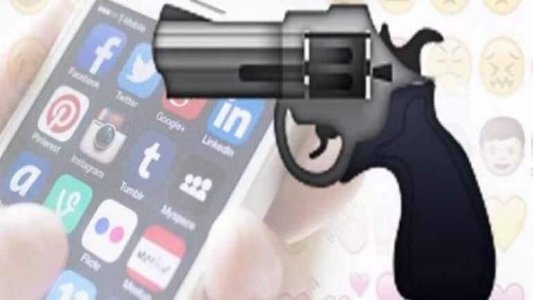 Silah emojisini kullanırsanız tutuklanabilirsiniz!