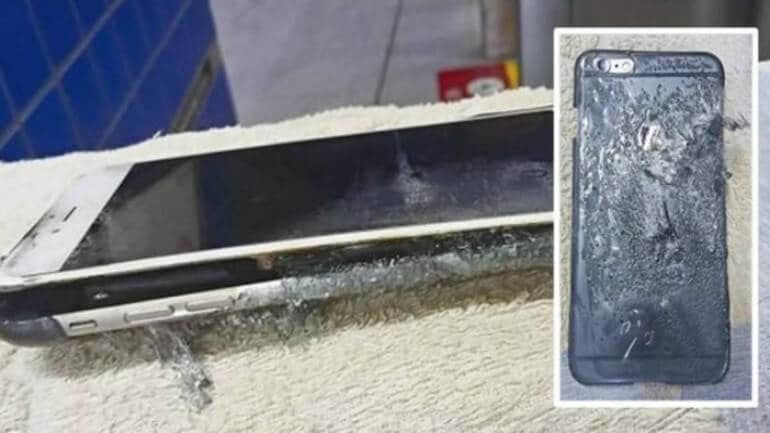 Şimdi de iPhone 6 Plus patladı!