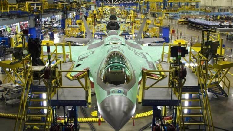 Türkiyeye gelecek F-35 ‘ in montajına başlandı