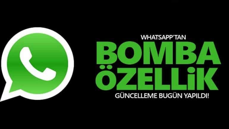 WhatsApp yeni özellikler