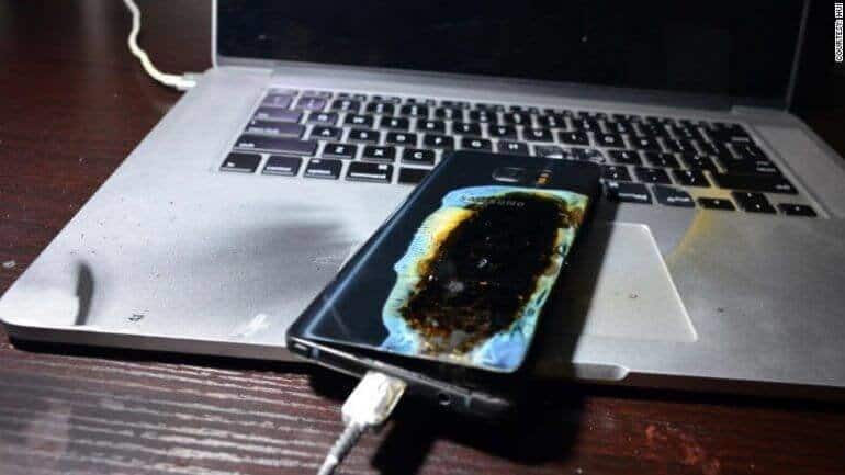 Yenilenen Galaxy Note 7 de Alevlendi!